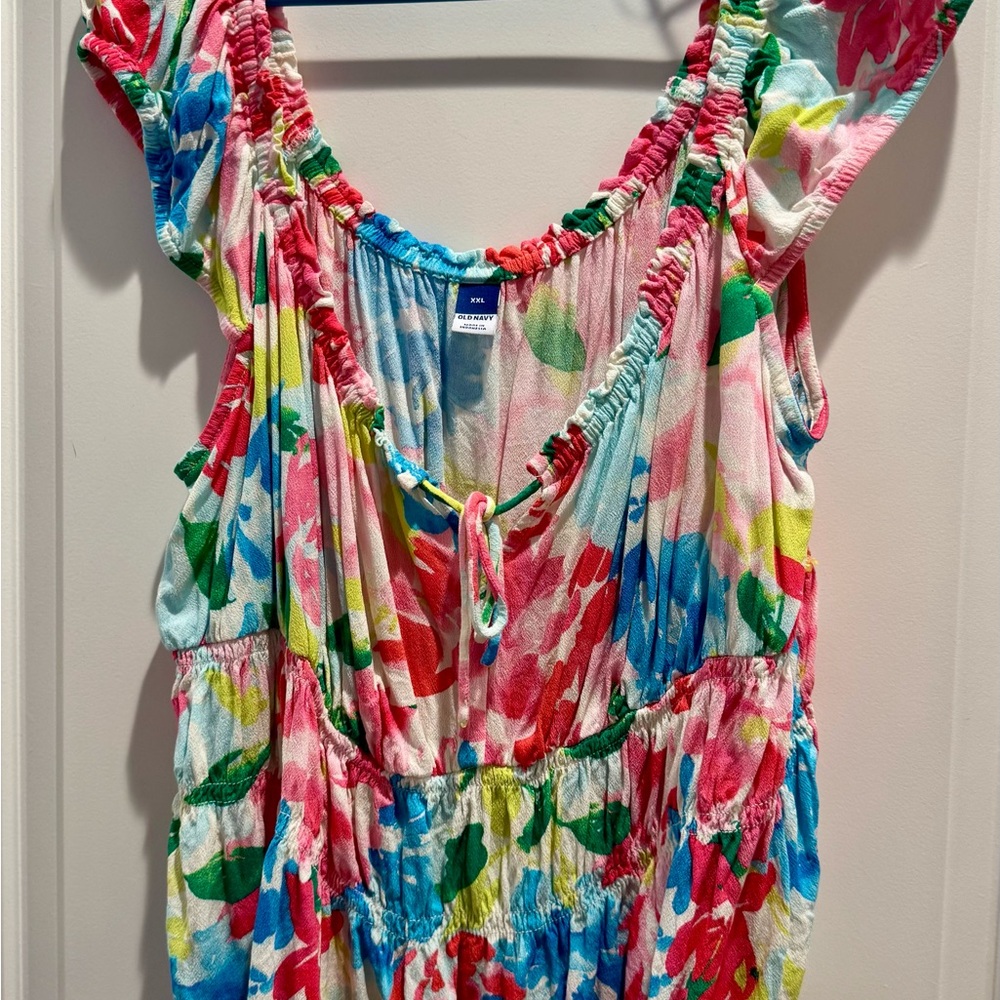 Old Navy Colorful Floral Top